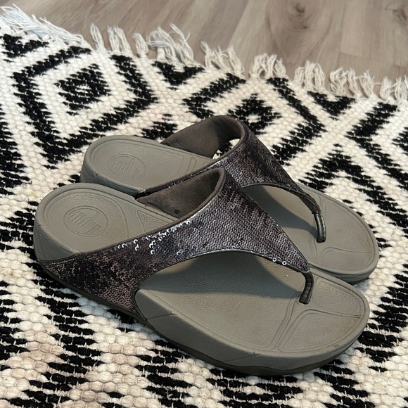 Fitflop Metallic Sandals - Picture 1 of 7